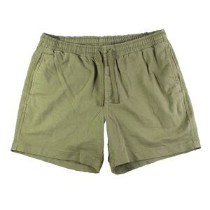Bear Bottom Shorts Mens XL 5.5 Green Sweat Shorts Drawstring Athletic Gym Summer